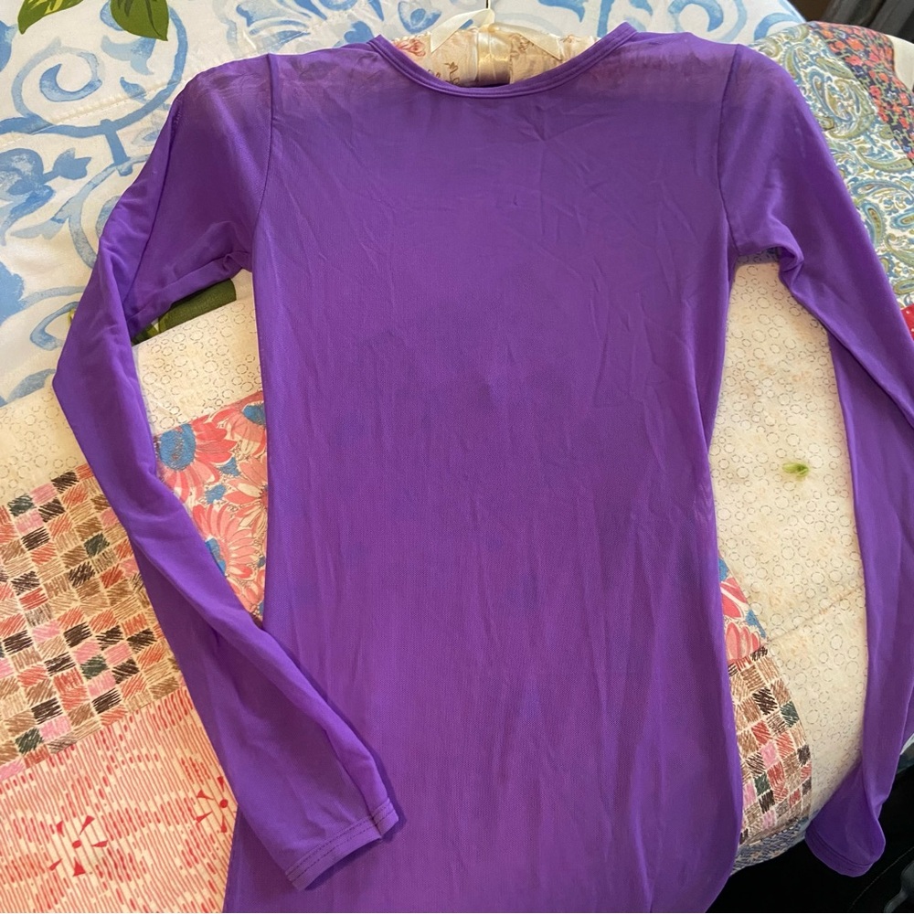 3/$15 American Apparel vintage sheer mesh long sleeve mini dress beach cover up